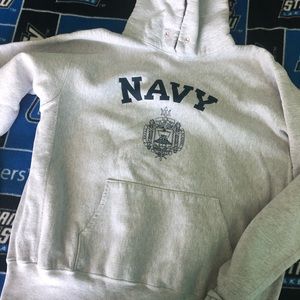 Navy hoodie